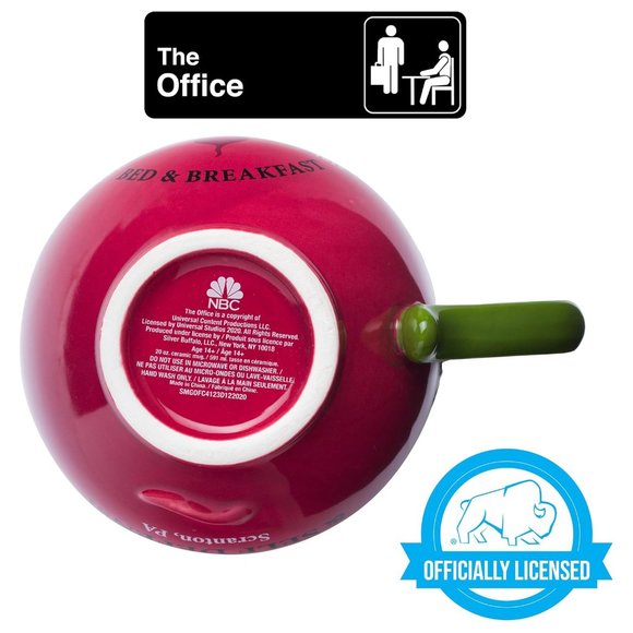 The Office Schrute Farms Beets Sculpted Ceramic 20oz Mug - Picture 10 of 12